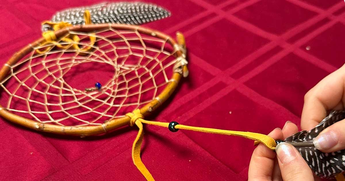 Winter Solstice Series: Weaving Dreamcatchers