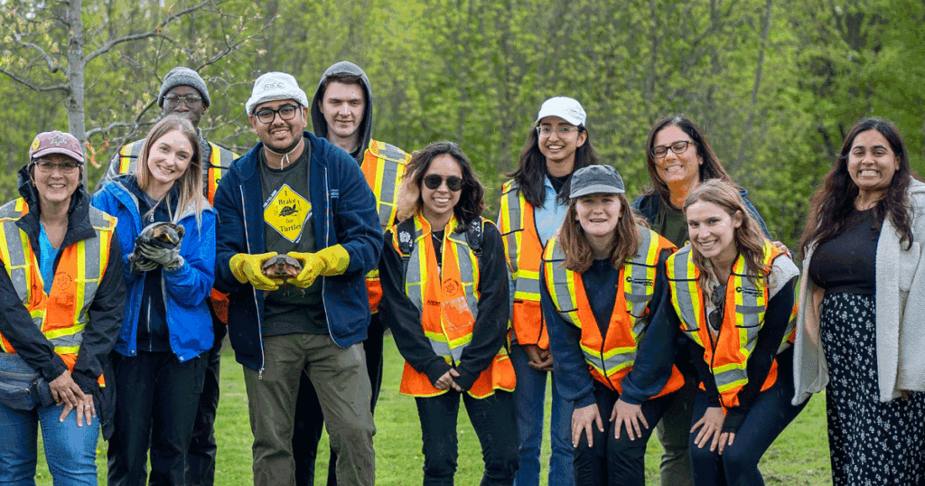 TRCA Youth Council members take part in a community event
