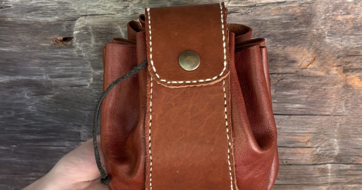 Workshop: Leather Pouch with Custom Design