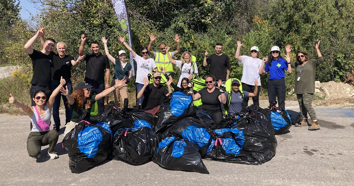 Fall Litter Cleanup at Humber Bay Park